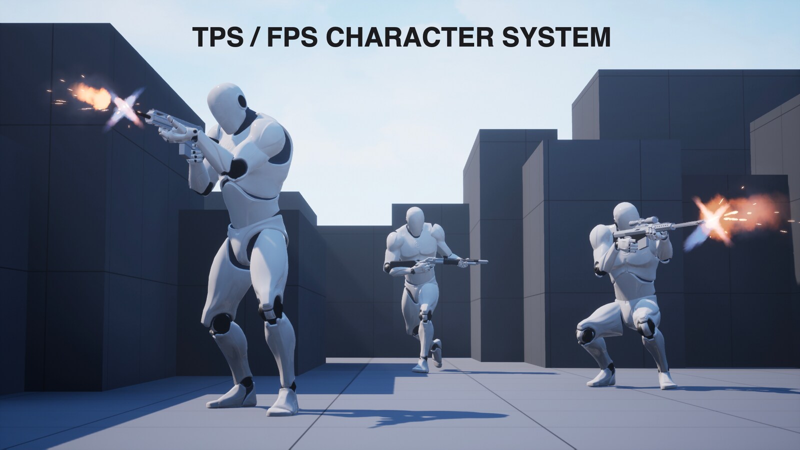 TPS - FPS Character System in Blueprints - UE Marketplace